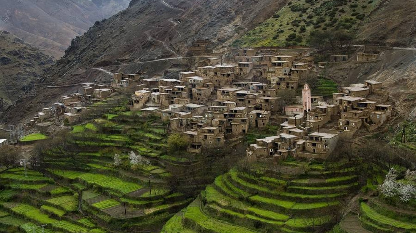 Terrasses cultivées d'Imlil