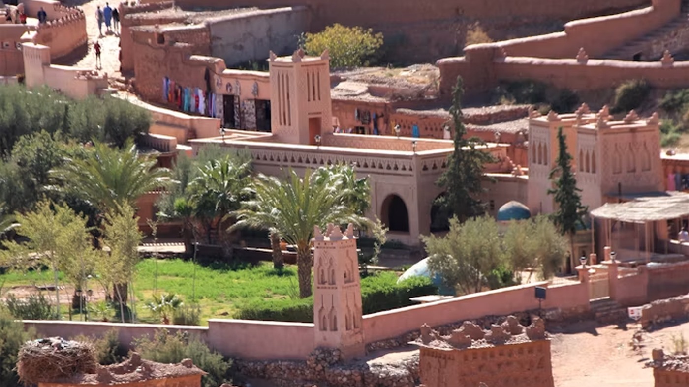 Vue rapprochée du ksar d'Aït Ben Haddou